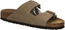 Birkenstock Women's Sandales Arizona Sfb Cuir Suede Earth Red – Taupe — 5
