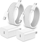 iPhone 18 17 16 15 Charger Fast Charging 2Pack Apple USB C Charger Block photo 1