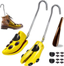 Boot Stretchers for Cowboy Boots, 2 Pack Adjustable Shoe Boot Stretcher for Men's Women's Thick Wide Feet — 1