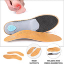 Khaki Arch Support Insoles for Men Women Flatfoot Work Boots Fitness — 4