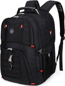 SHRRADOO Extra Large Travel Laptop Backpack for Men, Work College Backpacks | Black | Travel Backpacks — 1