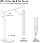 Lepro LED Desk Lamp 9.5W 800lm, Metal Desk Light for Home Office, White — 6