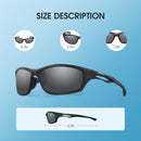Duduma Polarized Sports Sunglasses for Men Women Running Cycling Fishing Golf Driving Shades Sun Glasses Tr90 | One Size | Black Matte Frame With Black Lens — 4