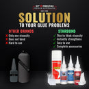 STARBOND CA Glue with Activator Kit – Thin, Medium & Thick 2 oz Bottles with 6 oz Accelerator – Premium… — 7