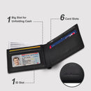 Chelmon Slim Wallet for Men ID Window with RFID Blocking Front Pocket Minimalist Bifold Bussiness Card Holder Gift for Men — 2