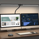 Pzloz Led Desk Lamp for Office Home - Eye Caring Architect lamp with Clamp,Dual Screen Computer Monitor Work Smart… — 1