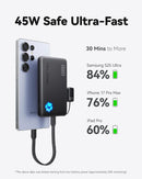 INIU 10000mAh 45W Fast Charging Portable Charger, Smaller Travel Power Bank photo 3