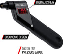 Accutire Digital Tire Pressure Gauge (5-150 psi) psi/bar/kPa/kg-cm2 (Black)