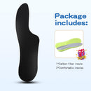 Morton's Extension Orthotic Rigid Carbon Fiber Insole Insert for Men Women for Morton's Toe Turf Toe Hallux Rigidus Arthritis Limitus (1 Pc, 9.65” / 245mm - Men's 7 / Women's Size 8) — 2