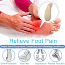 Dr. Foot's Arch Support Shoe Inserts for Flat Feet, Plantar Fasciitis, Adhesive Heel Cushion for Relieve Pain for Women & Men (Small, Beige) - Large — 3
