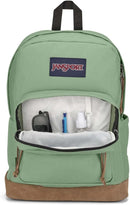 JanSport Right Pack Backpack - Durable Daypack with Padded 15" Laptop Sleeve, Spacious Main Compartment & Integrated Water Bottle Pocket - Loden Frost — 4