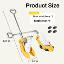 Boot Stretchers for Cowboy Boots Shoe Stretcher Women Men, Adjustable Boot Stretcher Thick Wide Feet (Size For Women's 9-14, Men's 7.5-13) — 4