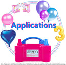 Electric Balloon Pump, Portable 2 Modes Balloon Blower Machine with 14 Balloon Arch Kits, Air Pump for Balloon, Balloon Inflator for Party Decoration | Rose red — 7