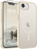 SUPFINE Magnetic for iPhone 17e Case/iPhone 16e Case Antique White photo 1