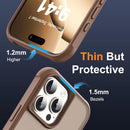 SKYLMW Compatible with iPhone 16 Pro Max Case with Stand,Desert Brown — 6
