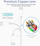 2 Pack Car Media Carplay Cable for iPhone 18/17/Duo(Fold)/Air/15/16 16e 15, Android Auto, Navigation Fast Charger & Data Cord for iPad,Samsung,Google Pixel, Moto, LG Phone USB A to USB Type C Charging 5