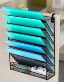 Delifox 7 Compartment Wall Mounted Hanging File Organizer for Office — 4