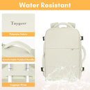 Taygeer Large Travel Backpack, 17 inch Laptop Backpack for Women | X-Large | Creambeige — 7