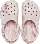 Crocs Unisex Adult Classic Marbled Tie-dye Clogs – Pink — 4