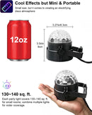 Luditek 2-Pack Sound Activated Party Lights with Remote, Disco Ball Strobe — 2