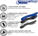 PowerStep Original Insoles, Arch Pain Relief Orthotics, Tight Shoes, Foot Support for Plantar Fasciitis, Mild Pronation, Foot & Arch Support Inserts, Shoe Inserts, Made in the USA (M 6-6.5/W 8-8.5) - Blue/Black — 3