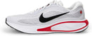 Nike Men's Journey Run Road Running Shoes - White/Black/Fire Red/Cement Grey — 1