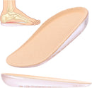 ElevateTech 1/2 Inch Heel Lifts, 2 Pcs Gel Heel Lift Inserts Height Increase Insoles for Leg Length Discrepancy Adjustable Shoe Lifts for Uneven Legs Soft Half Foot Insoles for Heels Pain, Women&Men — 1