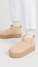 UGG Women's Classic Ultra Mini Platform Boot – Sand — 2