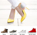 Huethy Back of Heel Cushion Pads, Adhesive Heel Grips Inserts for Boots, Loose Shoes Too Big, Reusable Heel Guards Liners for Women Men, Improve Shoe Fit, 8PCS-Beige — 7
