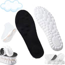4D Insoles - 4D Cloud Technology Insole - Super Soft, Ultra Comfort Insoles, 4D Sports Shoes Insoles, Acupoint Massage Insole for Foot & Joint Support (11-12, Black) — 1