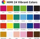 HIMI Gouache Paint Set, 24 Colors x 1 oz, Jelly Cup, Non-Toxic(Green) — 2