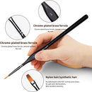 Golden Maple Miniature Paint Brushes, 15PC Model Brushes Micro Detail Paint Brush Set, Fine Detailing for Acrylics, Oils, Watercolors & Paint by Number, Figurine (Black) — 3