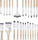 Artecho 24 Pcs Acrylic Paint Brushes Set with Case — 1