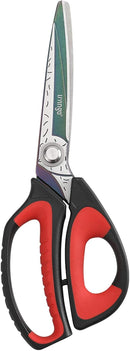 LIVINGO 10" Heavy Duty Multipurpose Shears for Shop & Garden (Red/Black) | Red &Black — 1