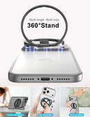 EWA MagOne 3rd Gen [Compatible with MagSafe] Phone Grip Stand with Finger Strap, Removable Magnetic Ring Holder Kickstand Loop for iPhone 17,16,15,14,13,12 Series (Black) photo 2