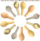 Blush Gold Beige Neutral Balloons, 50pcs 12 inch Neutral Balloon Blush Gold Beige Latex Balloons for Birthday Wedding Bride Shower Party Decoration | Blush Beige Gold — 3