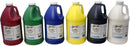 Sax True Flow Heavy Bodied Acrylic Paint - 1/2 Gallon - Set of 6 - Assorted Colors — 1