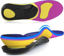 FitGeno Plantar Fasciitis Insoles for Women Men with High Arch Support - Orange — 1