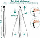 Grill Tongs, 17 Inch Extra Long Stainless Steel BBQ Tongs (17", 1PC) — 7