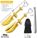 LANNEY Shoe Stretcher for Women & Men Wide Feet - Premium Shoe Expander Widener Stretch Length Width | Yellow — 6