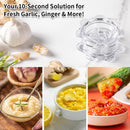 Garlic Twister Kitchen Tool – Manual Garlic Crusher & Ginger Grinder, Nut Chopper, Chili Pepper Mincer, Clear… — 5