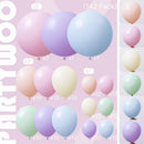 PartyWoo Pastel Balloon Arch Kit 142pcs Different Sizes of 18 12 10 5 Inch | Pastel-3308 — 2