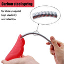 EchoDone 10 Pairs Plastic Shoe Tree Stretcher Shaper for Men | red — 5