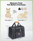 Morpilot Cat Carrier Soft for Large Medium Cats and Puppy up to 20lbs — 6