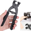 Leather Hole Puncher, Leather Silent Pliers Sturdy Carbon Steel Leather Craft Hole Punch Stitching Tools Sewing Chisel for Belts Purses Watch Bands(4mm-2 Teeth) — 3
