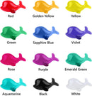 KISREL Transparent Colored UV Resin, 12 Colors 240g Hard Type UV Resin Kit — 3