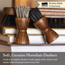 FootFitter Travel Shoe Shine Kit, Conditioning Creams & Applicators | Brown Creams — 4