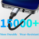 2 FT iPhone Charging Cable, 2 Pack [MFi Certified] USB to Lightning Cable 2ft for Car Fast Charging Braided Short iPhone Cord Compatible with Apple iPhone 14/13/12/11Pro/X/XR/8/7/6s/Plus/SE/iPad 6