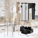 Electric Hand Mixer, 660W Kitchen Handheld Mixer 5 Speed Self Control Whisk…
