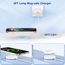 [Apple MFi Certified]Magnetic Wireless iPhone Charger Magsafe Charger,6FT 15W Fast Phone Charging Pad Wireless Magnetic Charge for iPhone 17/17Air/16 Pro Max/16 Plus/15 Pro Max/14/13/12/AirPods3/2/Pro photo 6